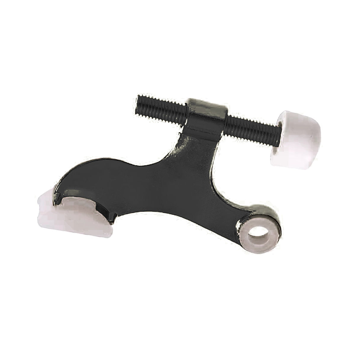 HingeStop hinge pin door stopper — matte black finish