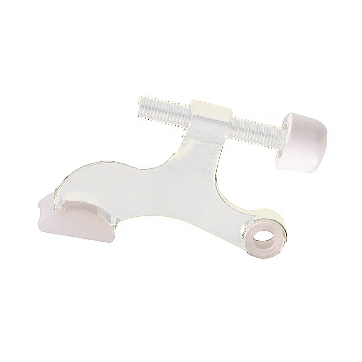HingeStop hinge pin door stopper — white finish